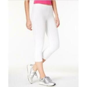 HUE Women's Perfect Capri Legging White XS